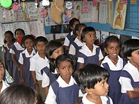 Kinder in Kumbhe